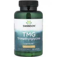 Swanson Health , TMG Trimethylglycine, 500 mg, 90 kapslar
