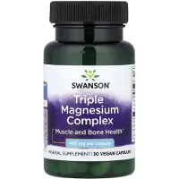 Swanson Health , Triple Magnesium Komplex, 400 mg, 30 Kapslar