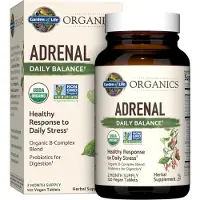 Garden of life , MyKind Organics, Adrenal, Daily Balance, 120 Vegan Tabletter