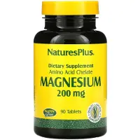 Natures Plus Magnesium, 200 mg, 90 tabletter