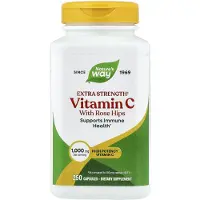 Nature'S Way , Vitamin C med Rosenskal, 250 Kapslar