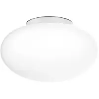 Wever & Ducre Taklampa Perlez 2.0, dimbar, Vitt / opal, Badrum, Glas, Taklampa