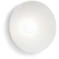 Wever & Ducre Vägglampa Clea 2.0, dimbar, Vitt / opal, Vardagsrum / matsal, Aluminium / grå / zink, Vägglampa, vägglampa inomhus