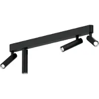 Wever & Ducre WEVER DUCRÉ LED-takspotlight Match 4.0 svart 2 700 K 4.0, dimbar, Svart, Vardagsrum / matsal, Aluminium / grå / zink, Modern, Downlights