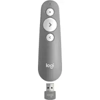 Logitech R500s - Presentationsfjärrkontroll - 3 knappar - mellangrå