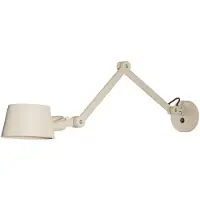 LUCANDE Vägglampa Silka , dimbar, Creme / bärnsten, Vardagsrum / matsal, Metall, Modern, Vägglampa, vägglampa inomhus