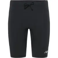 New Balance - Trail running kläder - NB Sleek Pocket Half Tight 9" Black för Unisex - Storlek M - Svart