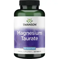 Swanson Health , Magnesium Taurat, 100 mg, 120 tabletter