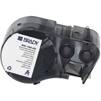 Brady M5C-1500-403 papperstejp | svart tetx - vit tejp | 38,1mm x 7,62mm (original)