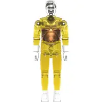 Super7 Reaction+ Micronauts Tidsresenär (Genomskinlig Gul) - 4" Micronauts Actionfigur med Tillbehör