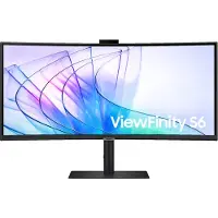 Samsung ViewFinity S6 S34C652VAU - S65VC Series - LED-skärm - böjd - 34 - 3440 x 1440 UWQHD @ 100 Hz - VA - 350 cd/m² - 3000:1 - HDR10 - 5 ms - HDMI, DisplayPort, USB-C - högtalare - svart