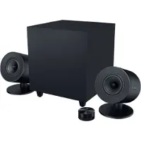 Razer Nommo V2 Pro högtalarsystem - 2.1 högtalarsystem med Chroma-belysning och trådlös kontrollpanel