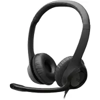 Logitech H390 - Headset - på örat - kabelansluten - USB-C - svart