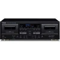 Teac W-1200 Kassettdäck Svart