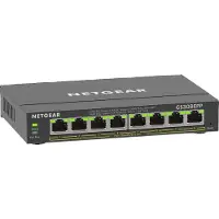 Netgear Plus GS308EPP - Switch - smart - 8 x 10/100/1000 (PoE+) - skrivbordsmodell, väggmonterbar - PoE+ (123 W)