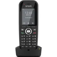 Snom M30 - Trådlös förlängningshandenhet med nummerpresentation - DECT - 3-riktad samtalsförmåg - svart