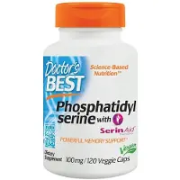 Doctors Best , Fosfatidylserin, 100 mg, 120 Veggie kaps