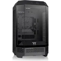 Thermaltake The Tower 300 Microtower Datorchassi GAMER Svart 2 Förinstallerade Fläktar, Sidofönster