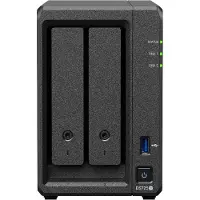 Synology DS725+ NAS 2-fack AMD Ryzen Embedded R1600 4 GB DDR4 2.5GbE, disklös
