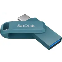 SanDisk Ultra Dual Drive Go - USB flash-enhet - 128 GB - USB 3.2 Gen 1 / USB-C - navagio bay
