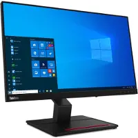 Lenovo ThinkVision T24t-20 - LED-skärm - 24 (23.8 visbar) - pekskärm - 1920 x 1080 Full HD (1080p) @ 60 Hz - IPS - 300 cd/m² - 1000:1 - 4 ms - HDMI, DisplayPort, USB-C - korpsvart
