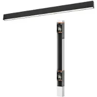 Osram LED-taklampa Office line Cuboid svart 4000 K dimbar Cuboid,, Svart, Arbetsrum / kontor, Aluminium / grå / zink, Modern