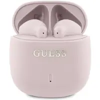 GUESS Printed Classic Logo TWS trådlösa hörlurar - Rosa