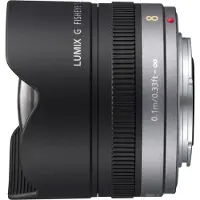 Panasonic Lumix H-F008E - Fisheye-objektiv - 8 mm - f/3.5 ED - Micro Four Thirds - för Lumix GX7; Lumix G AG-GH4UP, DC-GX880, DMC-G70, G7M, GX8, GX...