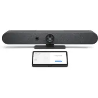 Logitech Rally Bar Mini Med Rap Ip För Zoom-videokonferenssystem