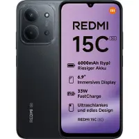 Xiaomi Redmi 15C 5G 128 GB Svart EEK A (A - G) 17.5 cm (6.9 tum) 4G Smartphone