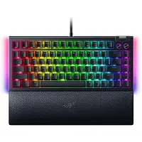 Razer BlackWidow V4 75% - Tangentbord - bakgrundsbelyst - USB-C - QWERTY - USA, internationellt - tangentbrytare: Orange Gen-3