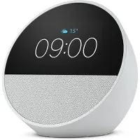 Amazon Smartradio - - ECHO SPOT - Skärm 2,83" - Vit - Röstassistent Alexa