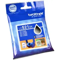 Brother LC-521 Bläckpatron, svart