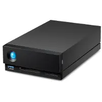 LaCie 1big Dock STHS20000800 - Hårddiskarray - 20 TB - 1 fack (SATA-600) - HDD 20 TB x 1 - Thunderbolt 3, USB 3.0 (extern) - med 5 års återställningsserviceplan för att rädda data