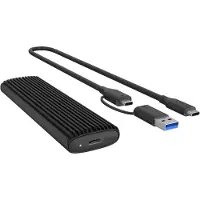Icy Box IB-1808MCT-CU31 - Förvaringslåda - PCIe / SATA 6Gb/s - USB 3.2 (Gen 2) - svart