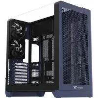 Thermaltake View 390 Air Future Dusk Datorchassi Mörkblå Dammfilter, Integrerad belysning, 2 Förinstallerade Fläktar