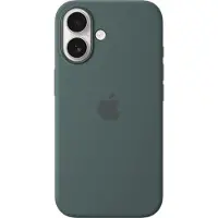 Apple iPhone 16 Silikonskal med MagSafe MYY83ZM/A - Sjön grön
