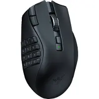 Razer Naga V2 HyperSpeed Ergonomisk gamingmus Bluetooth, Trådlös Optisk Svart 21 Knappar 30000 dpi Ergonomisk
