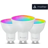 Nanoleaf Essentials Matter WLAN smartlampa GU10 - 3-pack