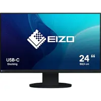 Eizo EV2480-BK LED-skärm EEK C (A - G) 60.5 cm (23.8 tum) 1920 x 1080 pixel 16:9 5 ms DisplayPort, HDMI, Hörlurar (3.5 mm), USB-C, USB 3.2 Gen 1 IPS LCD