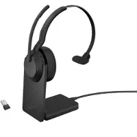 Jabra Evolve2 55 UC Mono med Link380a/390a och fällbar mikrofonarm