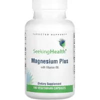 Seeking Health , Magnesium Plus, Vitamin B6, 100 Vegetabiliska Kapslar