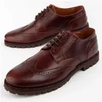Purapiel Zapato De Piel Para Hombre. Herac2 102764 44 brun
