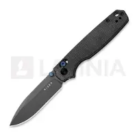Kizer Cutlery Pokiman CD AEB-L fällkniv, Black Micarta, Stonewashed