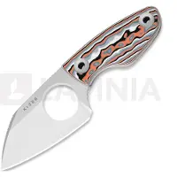 Kizer Cutlery Nightjar 1114A3 Satin AUS-10, Vortex Pattern Micarta, fixed knife, Vincent Rizzo design