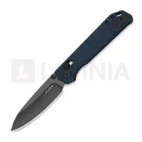 Kizer Cutlery Begleiter 2.9 S35VN fällkniv, Blue Aluminum, Matte DLC Ultra