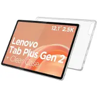 Lenovo Tab Plus Gen 2 8GB 128GB - Celestial White + Clear Case MediaTek Dimensity 7400-processor 2,60 GHz , Android 16 eller senare, 128 GB UFS 3.1