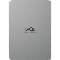 LaCie Mobile Drive STLP1000400 - Hårddisk - 1 TB - extern (portabel) - USB 3.2 Gen 1 (USB-C kontakt) - moon silver