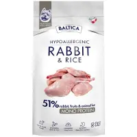 BALTICA Nutraceutical Hypoallergen S Kanin Med Ris Torrfoder För Hundar 3kg