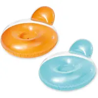 Intex Mångsidig rosa uppblåsbar stol 58889 137 x 122 cm